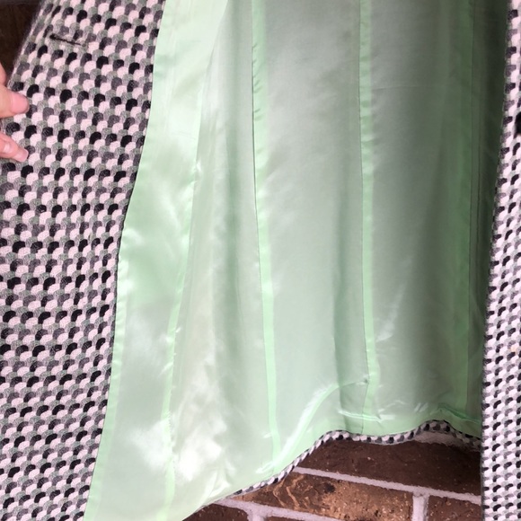 Tahari Arthur S. Levine Checker Wool Coat - Picture 5 of 14